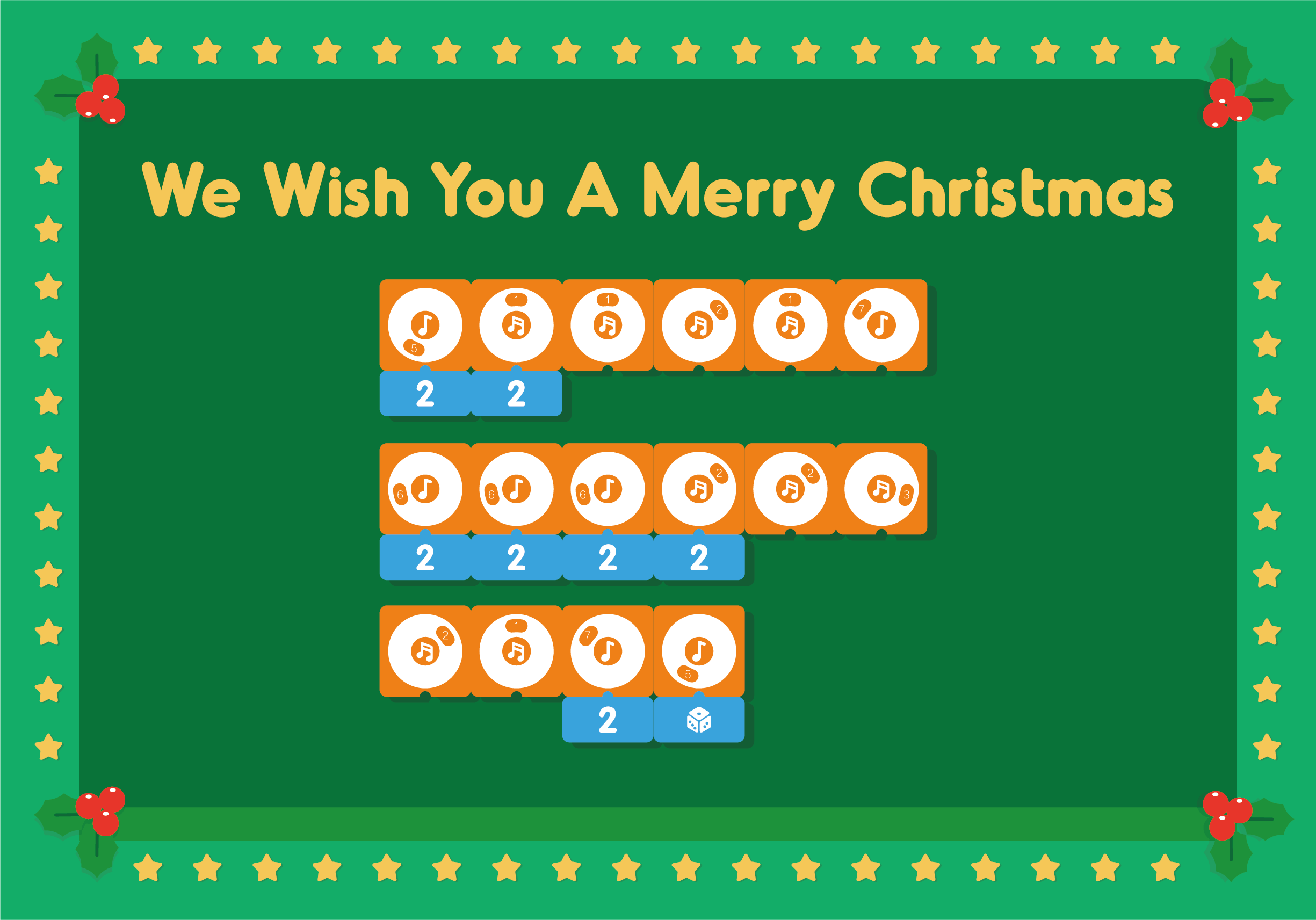 We Wish You A Merry Christmas - Coding Toys - Matatalab