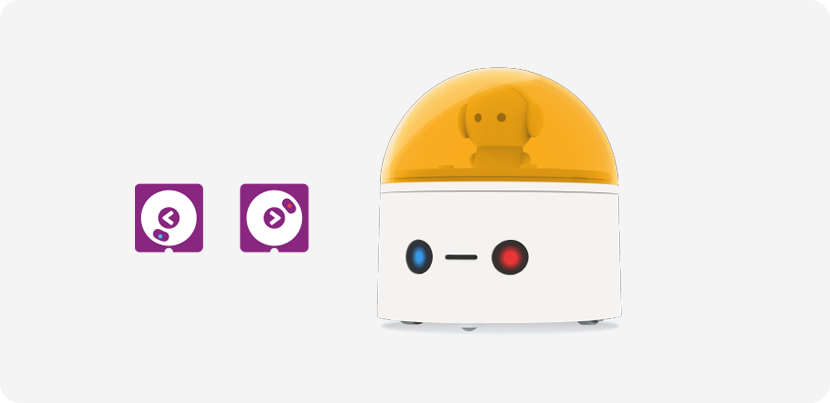 Left and Right Button on Robot - Coding Toys - Matatalab